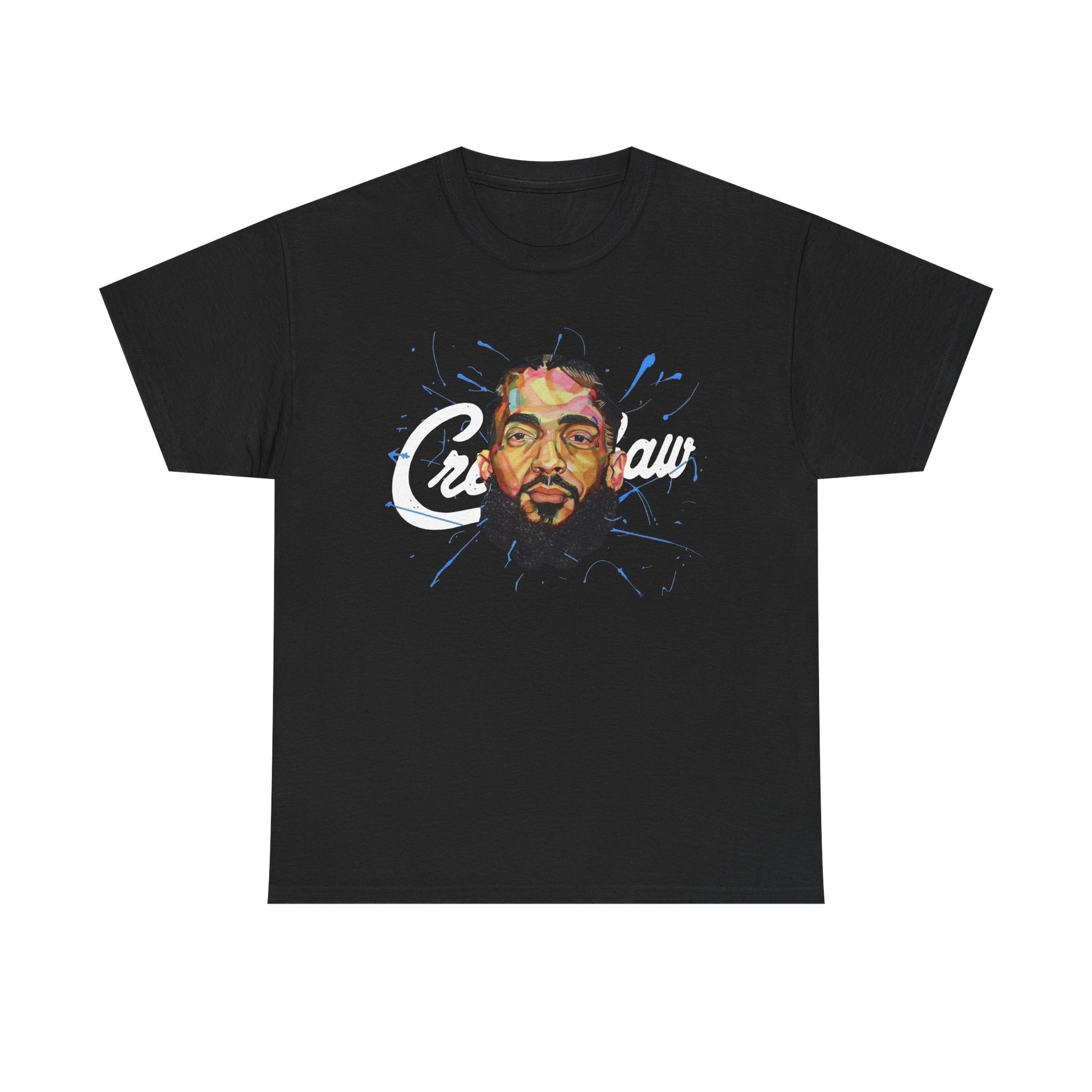 Nipsey Hussle Unisex Heavy Cotton Tee with Artistic Graphic Design, Casual Wear, Streetwear, Music Lover Gift, Everyday Comfort, Unique Fashion Statement