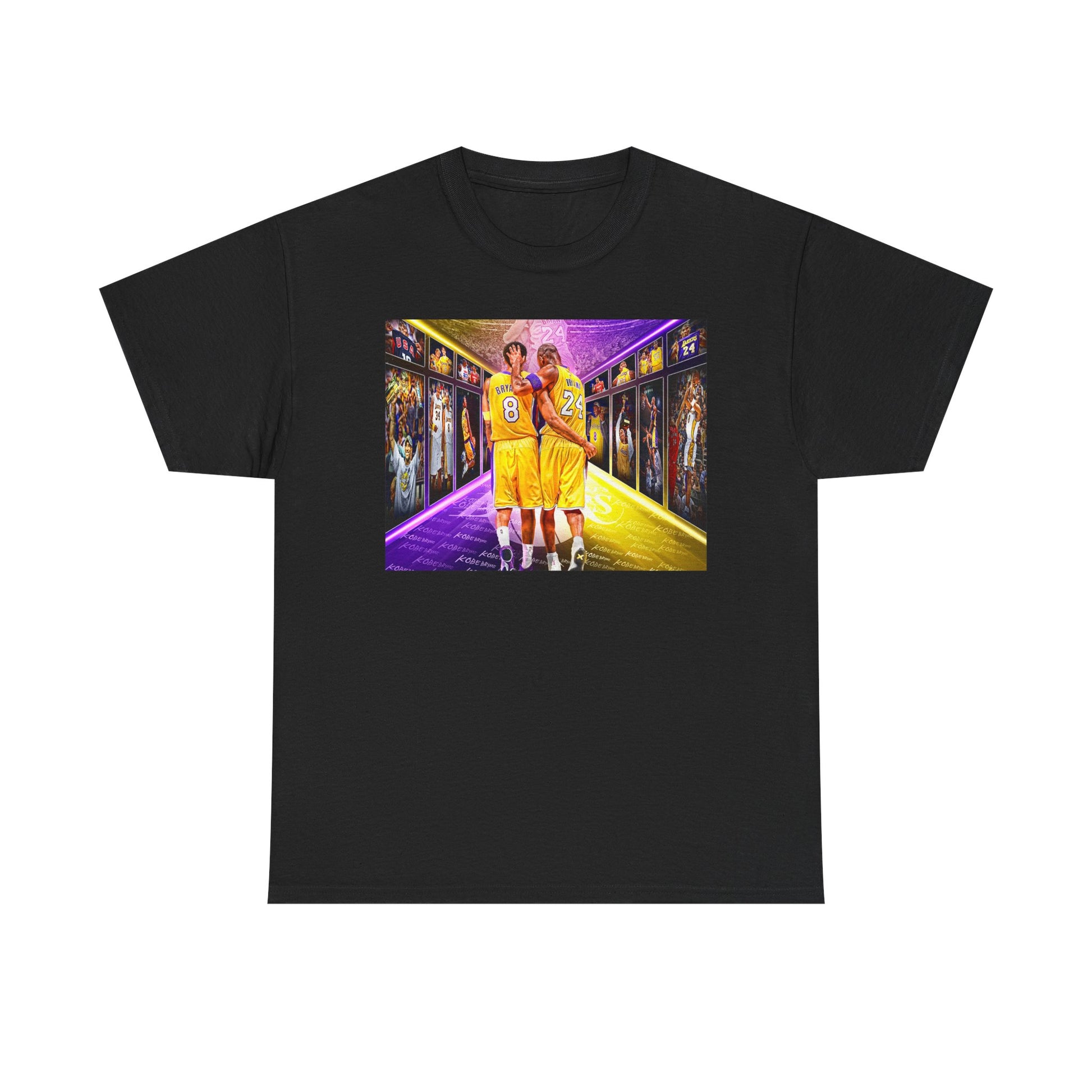 Kobe Bryant Tribute Tee, Unisex Cotton T-Shirt, Basketball Fan Shirt, Sports Apparel, Gift for Sports Lovers, Commemorative Tee