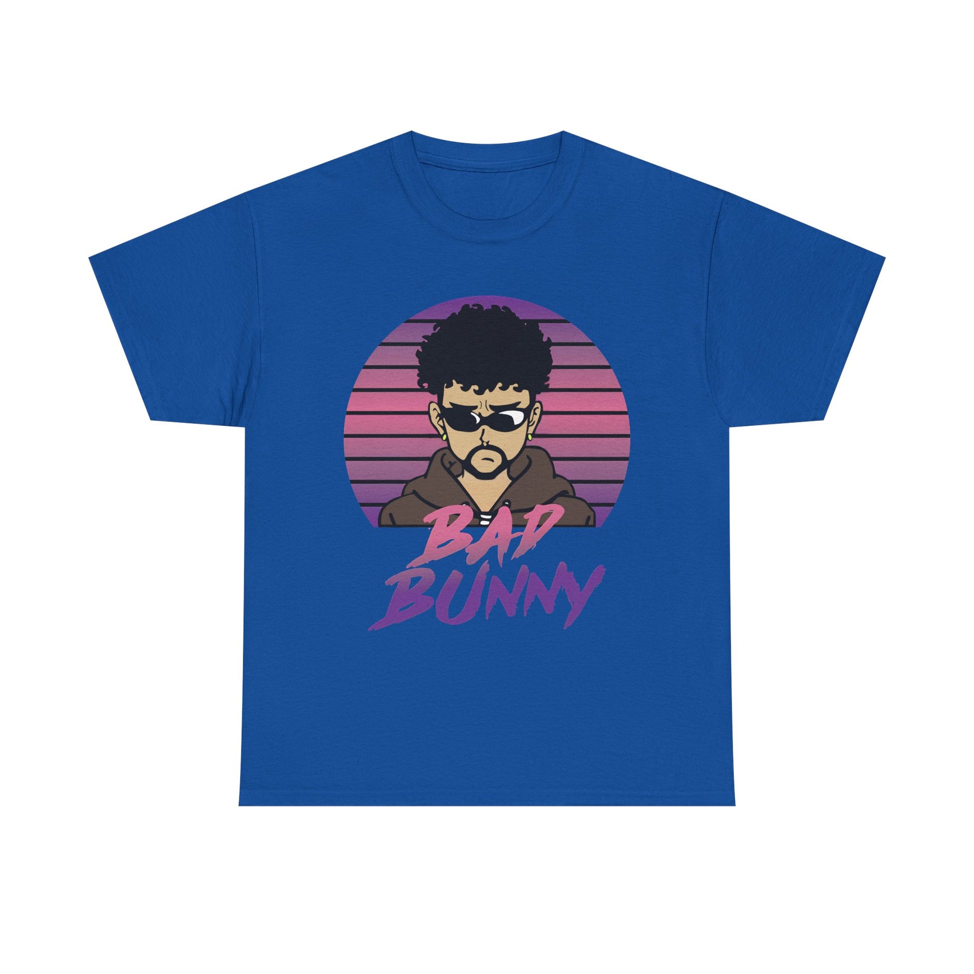 Cool BadBunny Unisex Heavy Cotton Tee, Casual Streetwear, Concert Merch, Gift for Fans, Music Lover Apparel