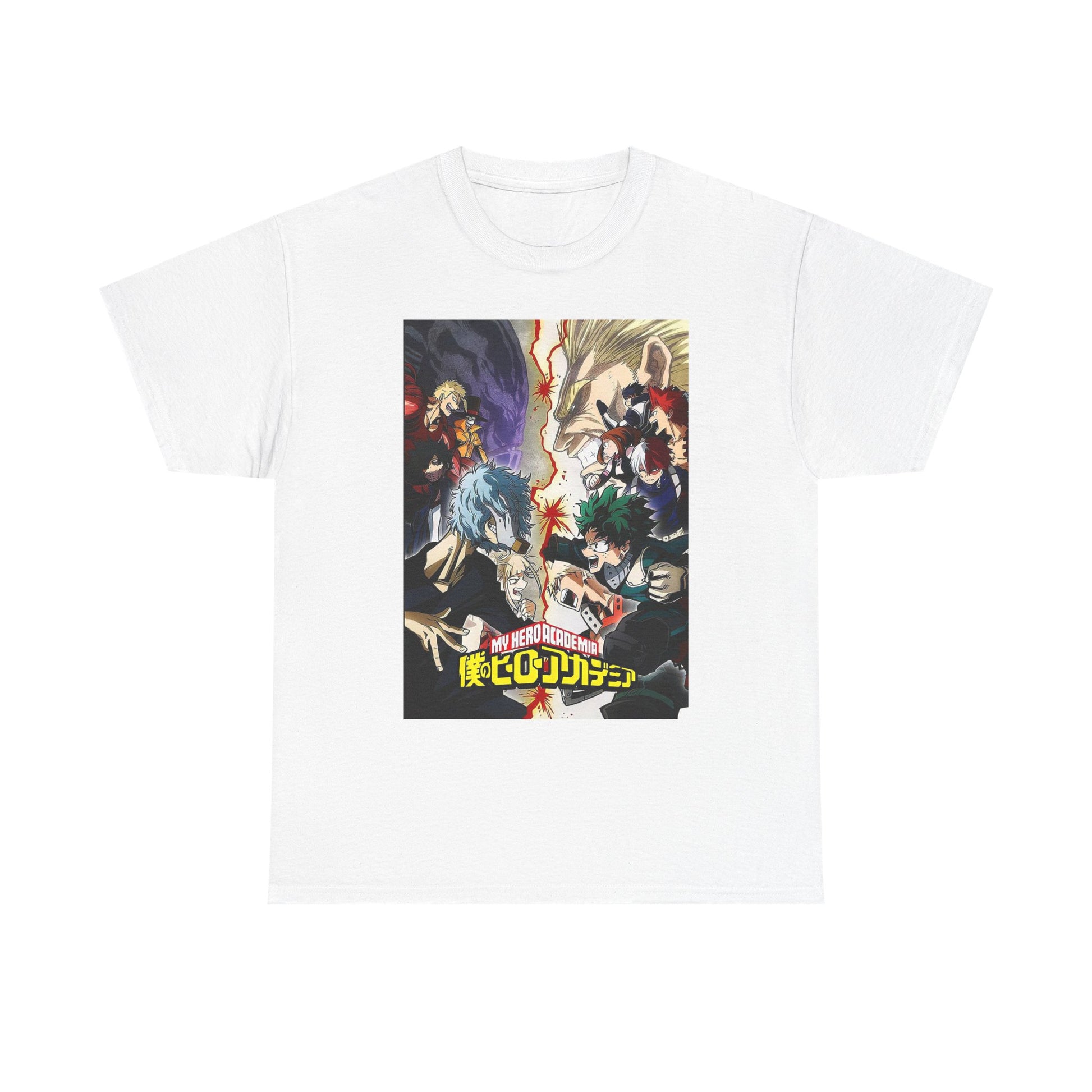 Anime-Inspired Unisex Heavy Cotton Tee | Perfect Gift for Fans, Casual Wear, Street Style, Holiday Gifts, Graphic Tee, Manga Merch