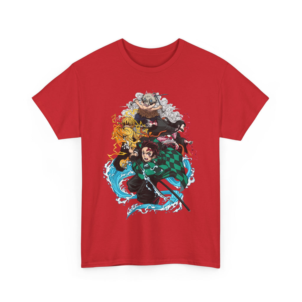 Demon Slayer Unisex Heavy Cotton Tee, Graphic Tee for Fans, Anime Merch, Unisex Shirt, Cosplay Outfit, Casual Wear