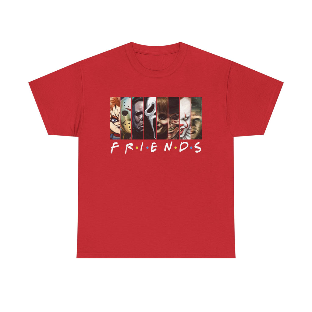 Horror Movie Friends Tee, Unisex Graphic T-Shirt, Halloween Shirt, Movie Lover Gift, Casual Wear, Unique Design