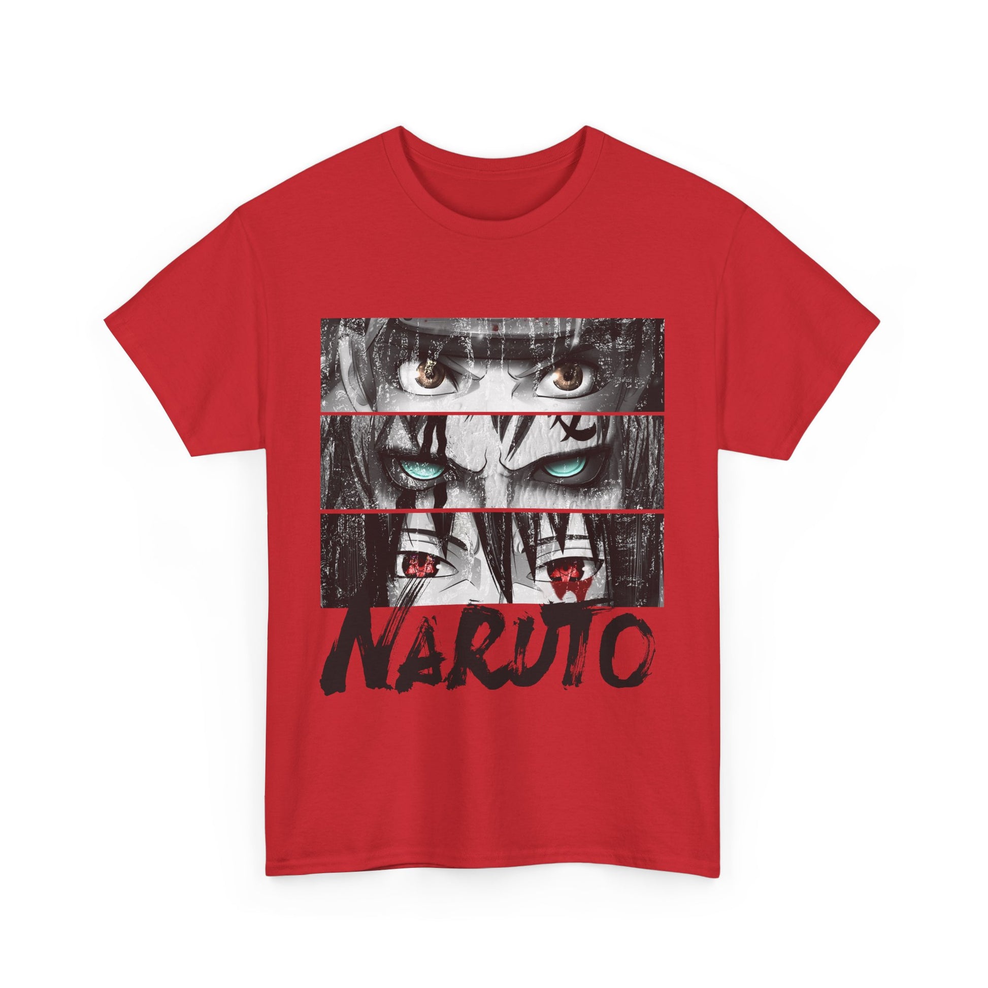 Naruto Unisex Heavy Cotton Tee, Anime Shirt, Geek Wear, Manga Gift, Cosplay Tee, Casual Fashion
