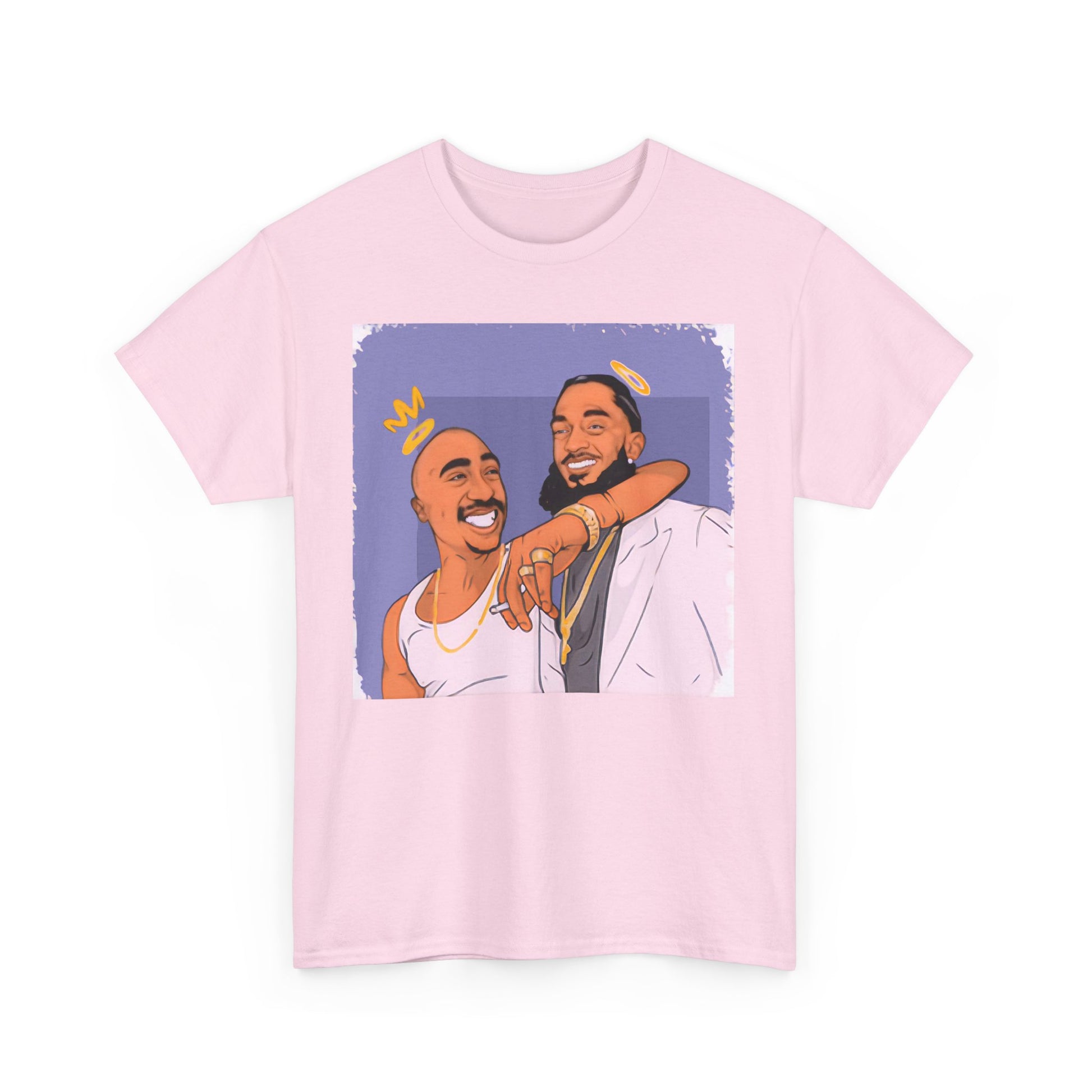 Kobe Nipsey Unisex Heavy Cotton Tee with Fun Graphic Design, Casual Wear, Street Style, Hip Hop Fashion, Gift for Music Lovers, Comfortable Tee