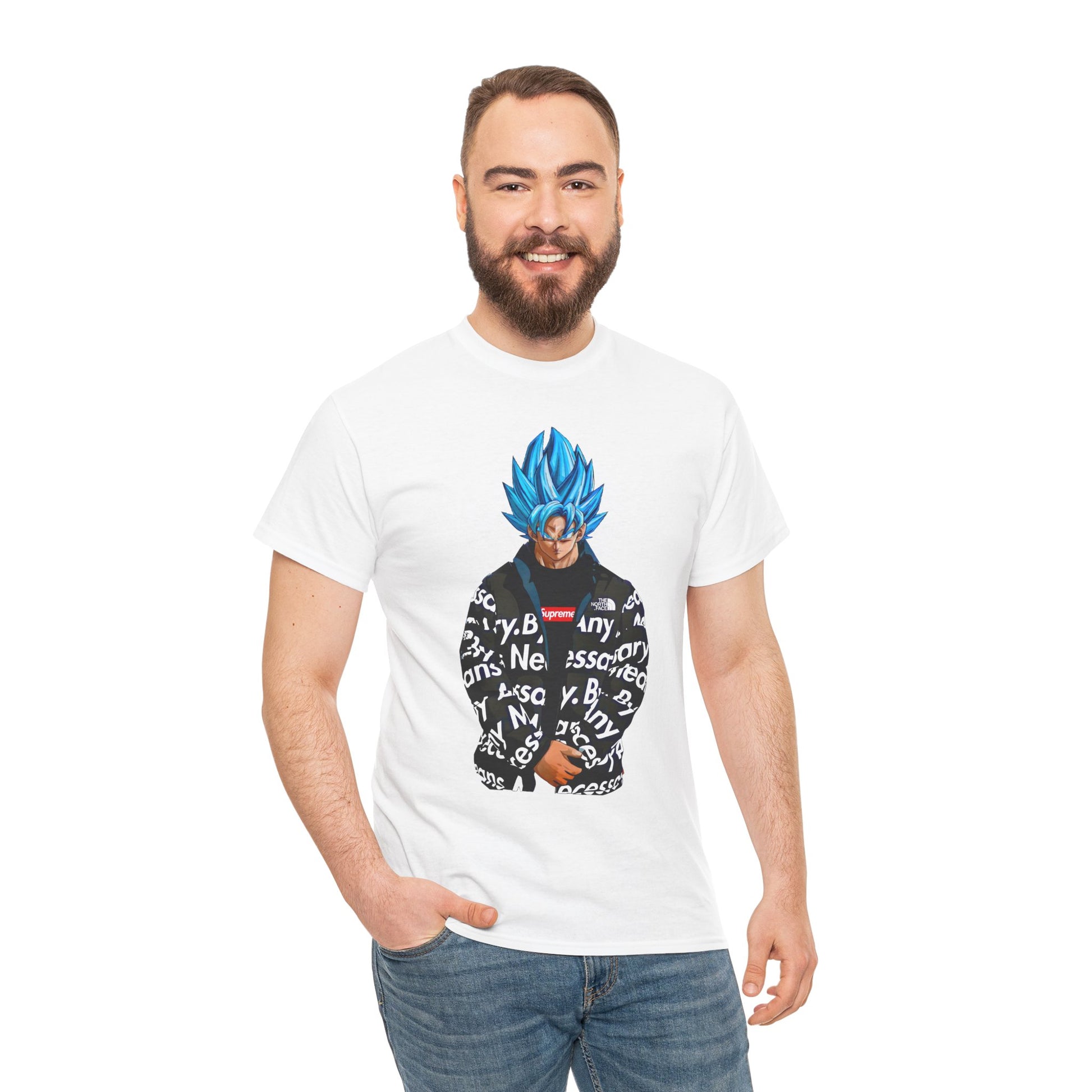Stylish Graphic Tee for Anime Fans, Unisex Cotton T-Shirt, Gift for Otaku, Casual Wear, Fun Anime Merchandise