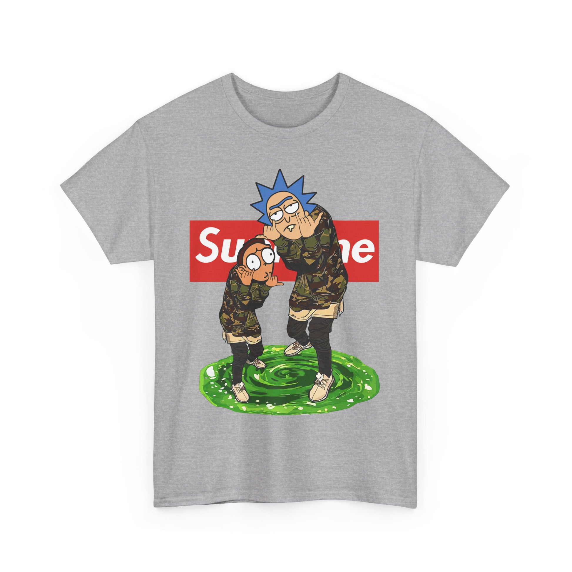 Unisex Cartoon Tee, Streetwear T-Shirt, Unique Graphic Tee, Summer Casual Wear, Trendy Gift for Fans, Fashionable Everyday Top