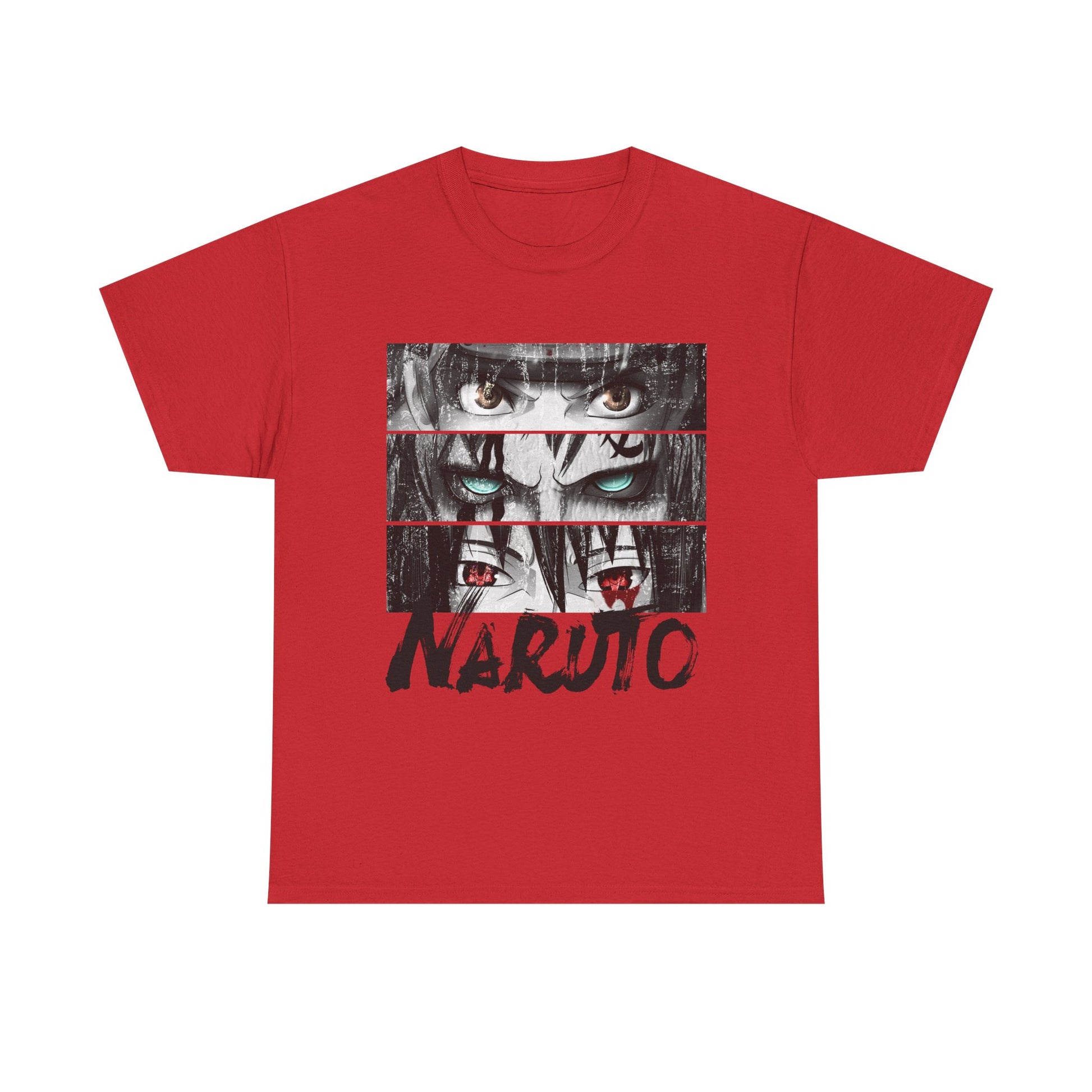Naruto Unisex Heavy Cotton Tee, Anime Shirt, Geek Wear, Manga Gift, Cosplay Tee, Casual Fashion