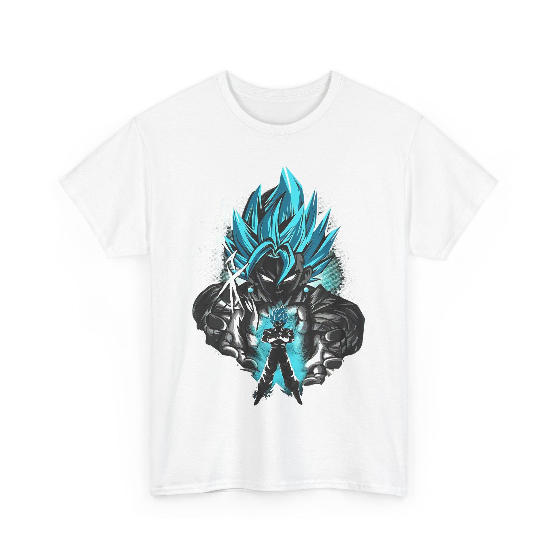 Super Saiyan Inspired Unisex Heavy Cotton Tee, Dragon Ball Z Shirt, Anime Fan Gift, Casual T-Shirt, Graphic Tee, Comic Con Apparel