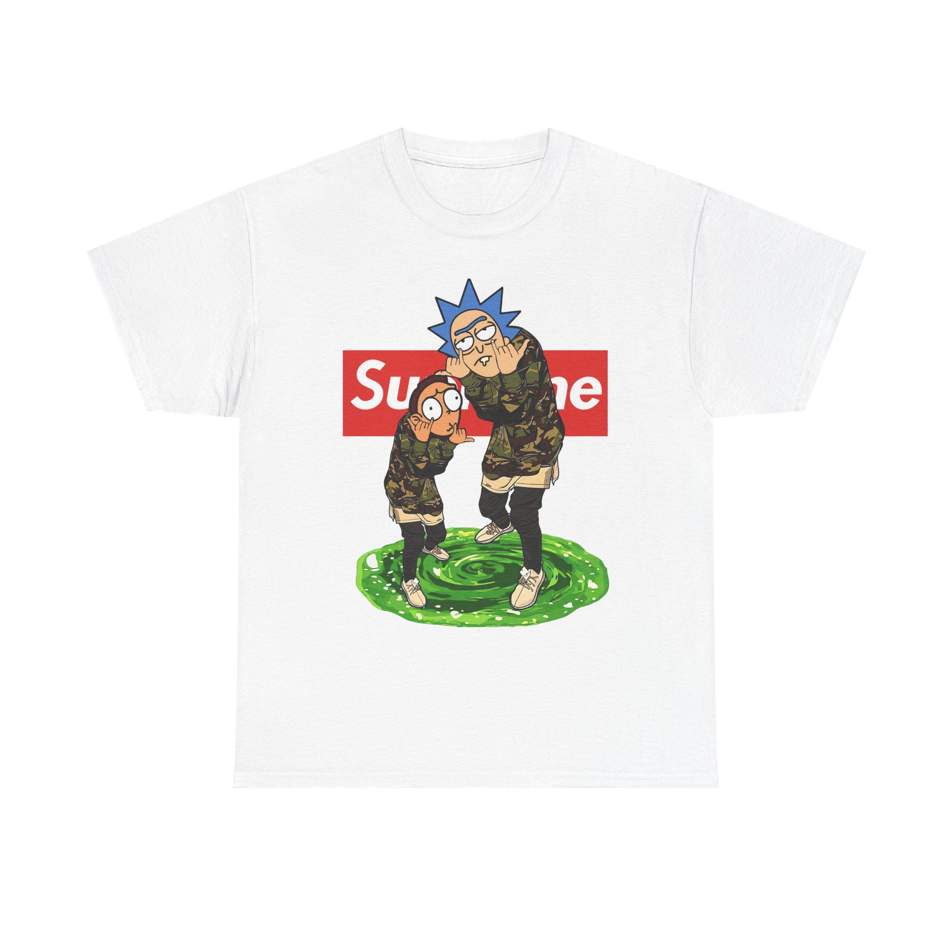 Unisex Cartoon Tee, Streetwear T-Shirt, Unique Graphic Tee, Summer Casual Wear, Trendy Gift for Fans, Fashionable Everyday Top