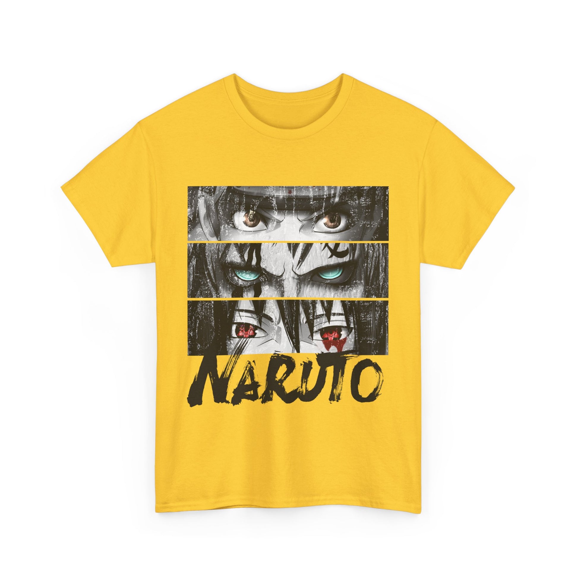 Naruto Unisex Heavy Cotton Tee, Anime Shirt, Geek Wear, Manga Gift, Cosplay Tee, Casual Fashion