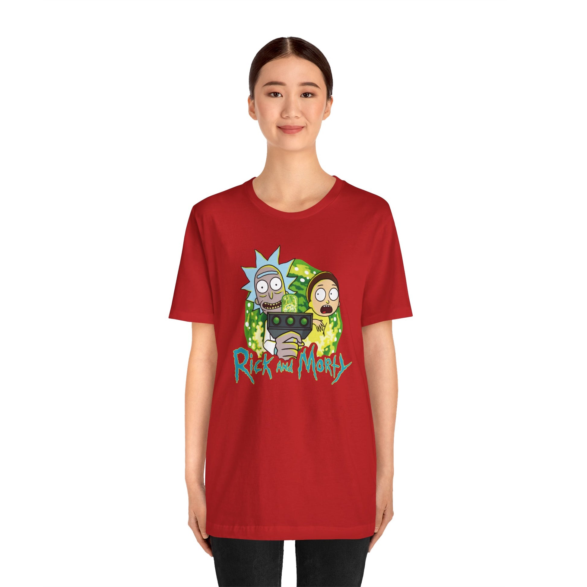 Rick and Morty Inspired Unisex T-Shirt - Fun Graphic Tee, Gift for Fans, Casual Wear, Cartoon Enthusiasts, Unique Gift