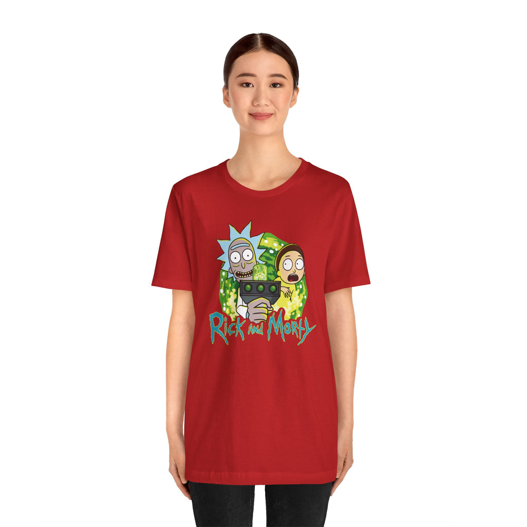 Rick and Morty Inspired Unisex T-Shirt - Fun Graphic Tee, Gift for Fans, Casual Wear, Cartoon Enthusiasts, Unique Gift