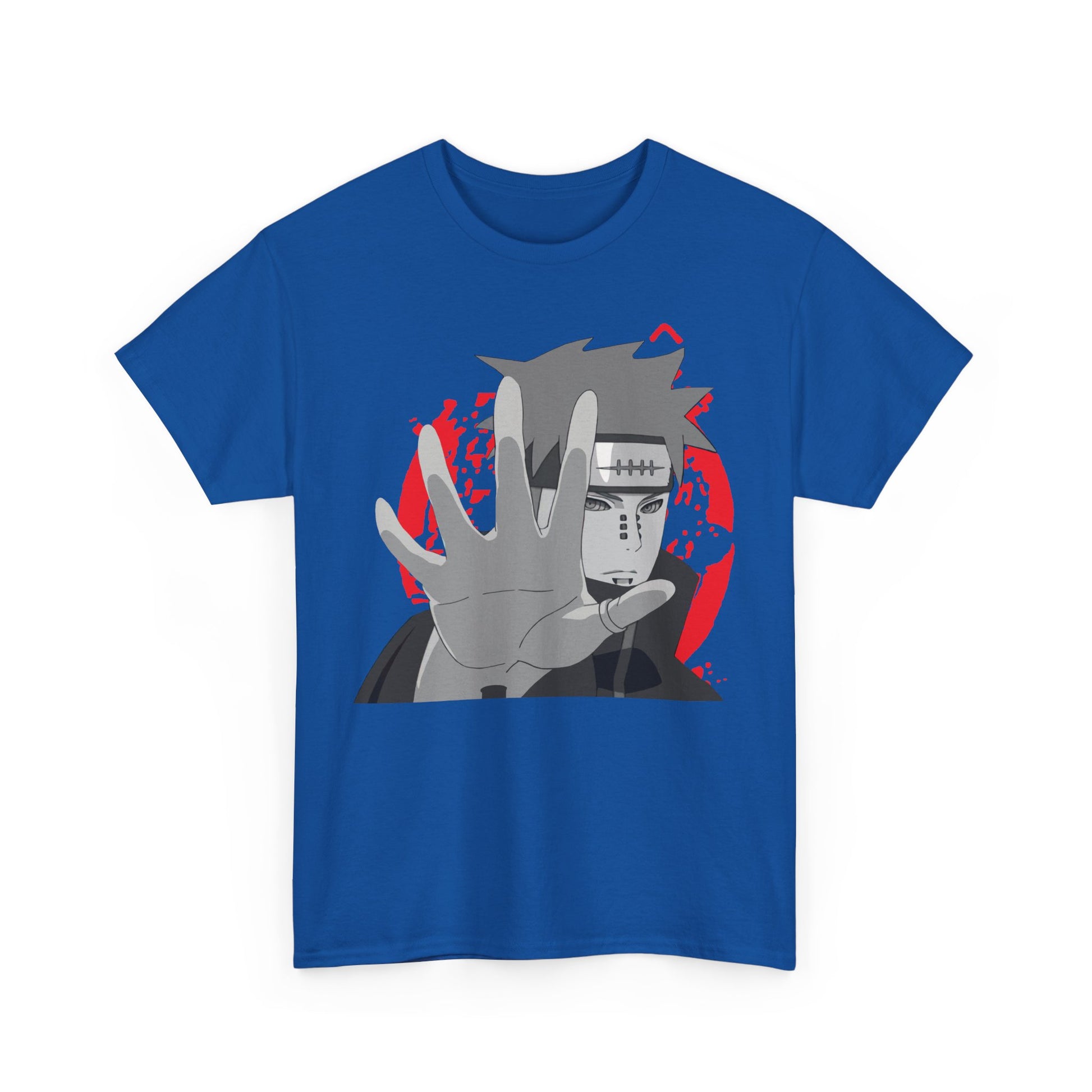 Naruto-Inspired Unisex Heavy Cotton Tee, Casual Anime Shirt, Gift for Fans, Streetwear, Graphic Tee