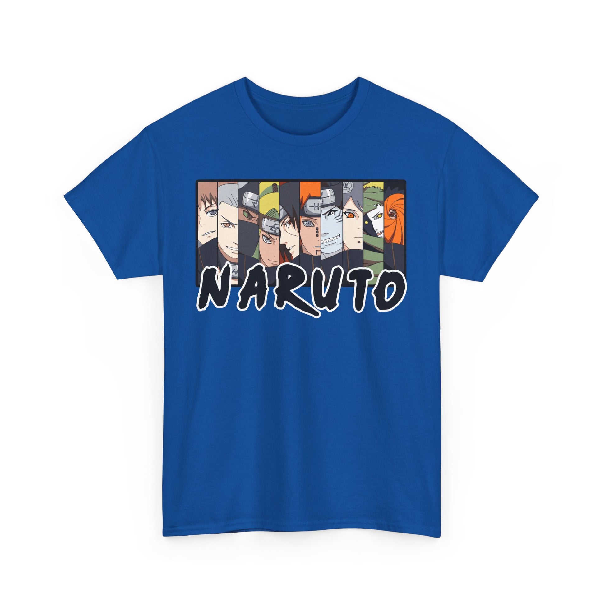 Naruto Unisex Heavy Cotton Tee - Anime Fan Shirt, Gift for Ninja Enthusiasts, Casual Wear, Birthday Present, Anime Con Merchandise