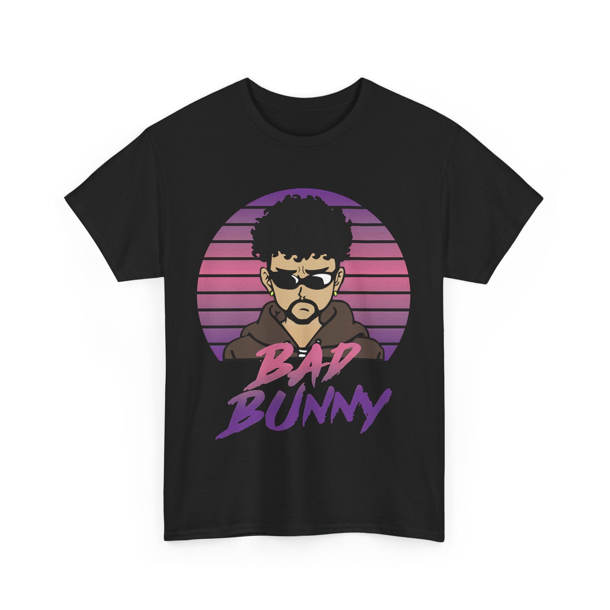 Cool BadBunny Unisex Heavy Cotton Tee, Casual Streetwear, Concert Merch, Gift for Fans, Music Lover Apparel