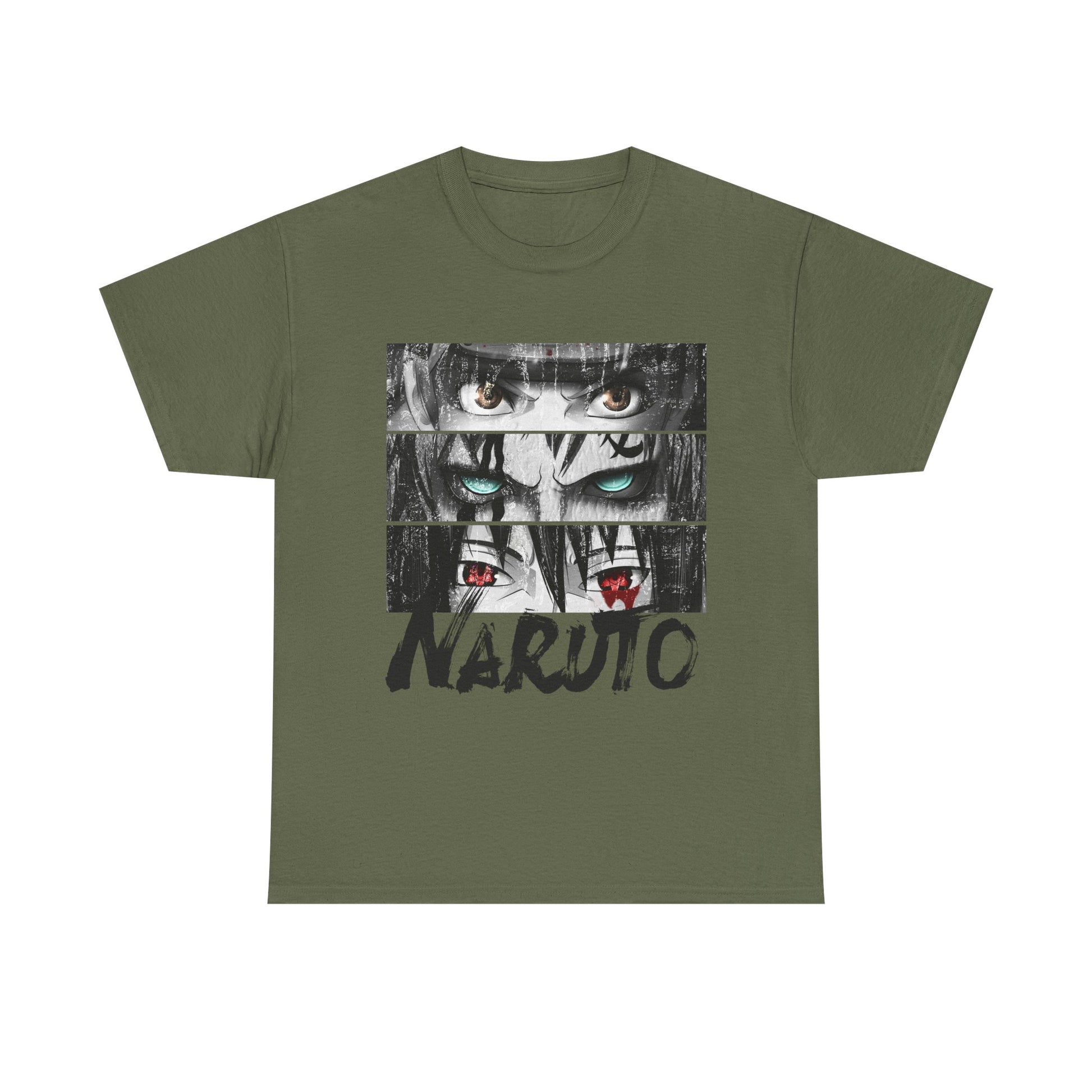 Naruto Unisex Heavy Cotton Tee, Anime Shirt, Geek Wear, Manga Gift, Cosplay Tee, Casual Fashion