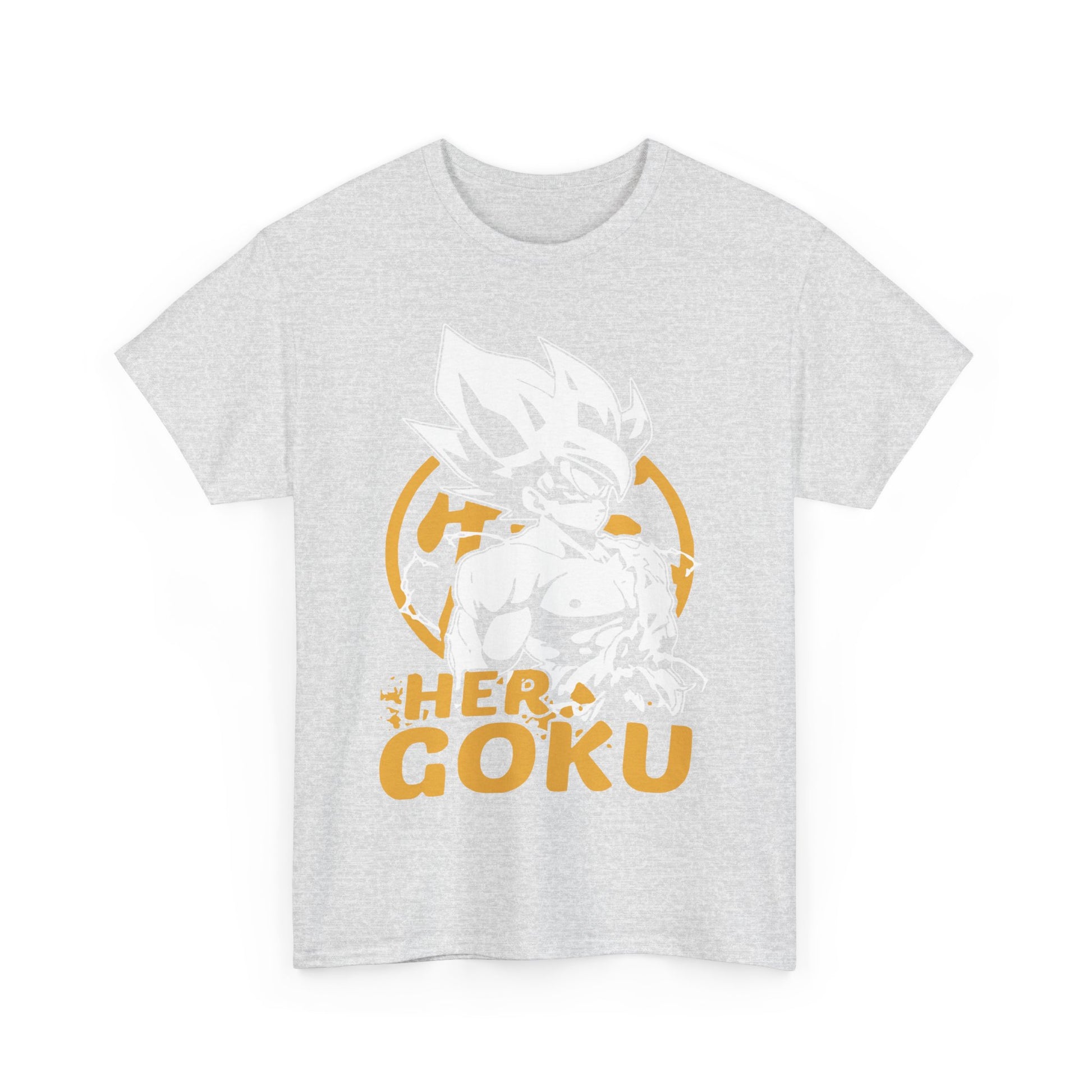 Her Goku Unisex Heavy Cotton Tee - Cool Anime Shirt, Perfect Gift for Fans, Casual Wear, Comfy Everyday Top, Great for Birthdays
