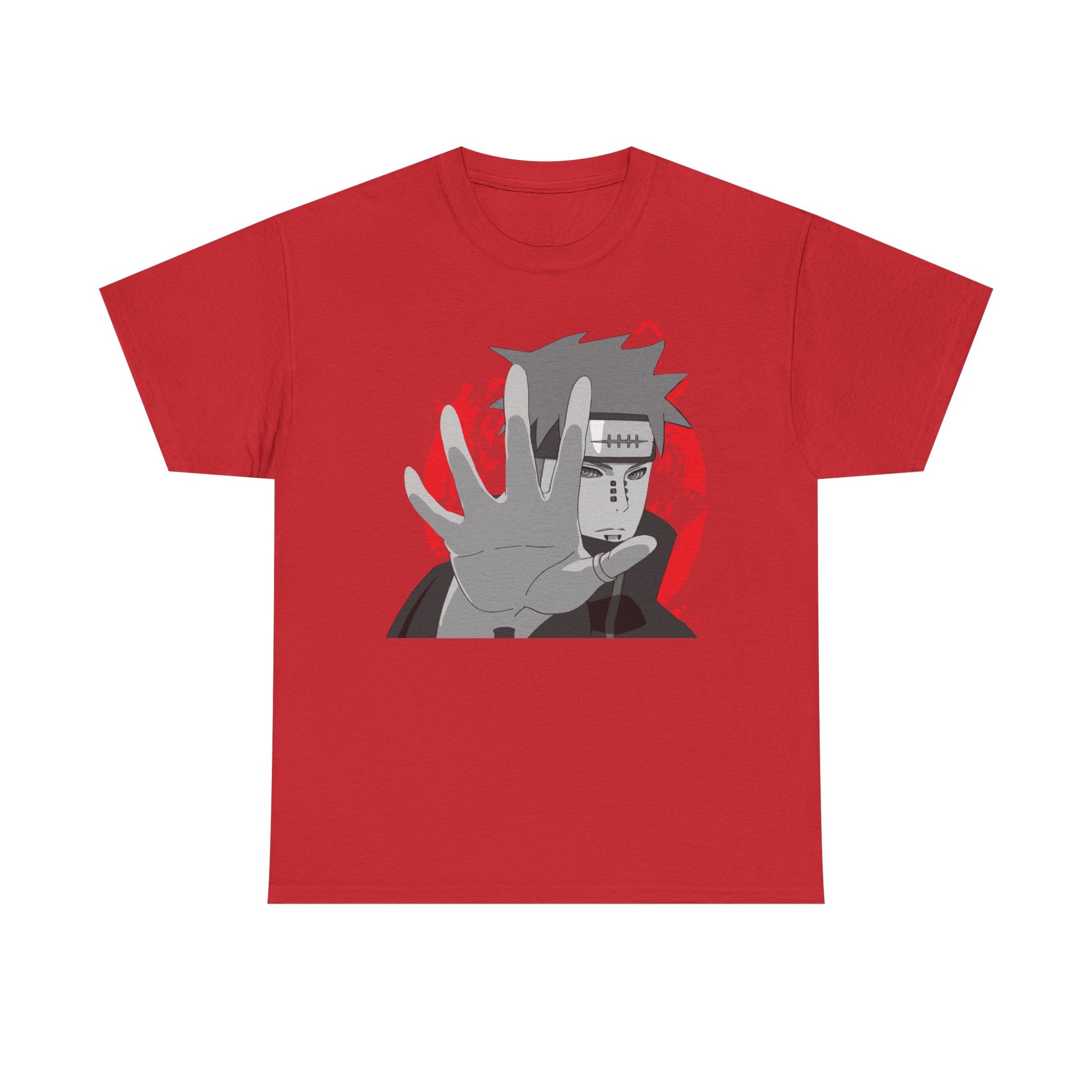 Naruto-Inspired Unisex Heavy Cotton Tee, Casual Anime Shirt, Gift for Fans, Streetwear, Graphic Tee