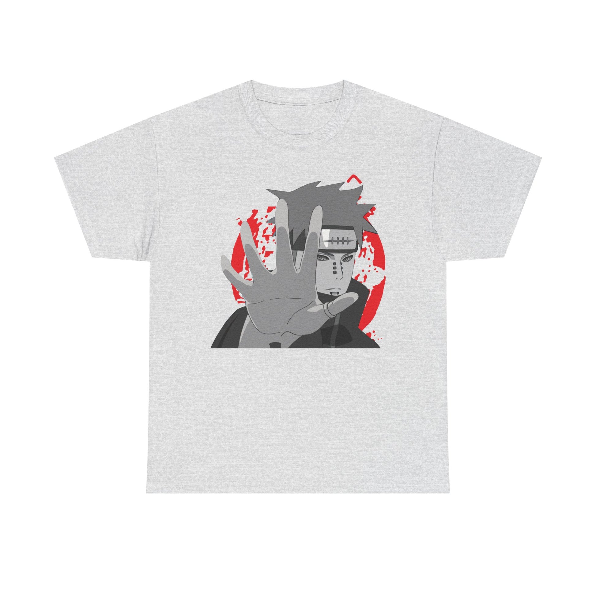 Naruto-Inspired Unisex Heavy Cotton Tee, Casual Anime Shirt, Gift for Fans, Streetwear, Graphic Tee