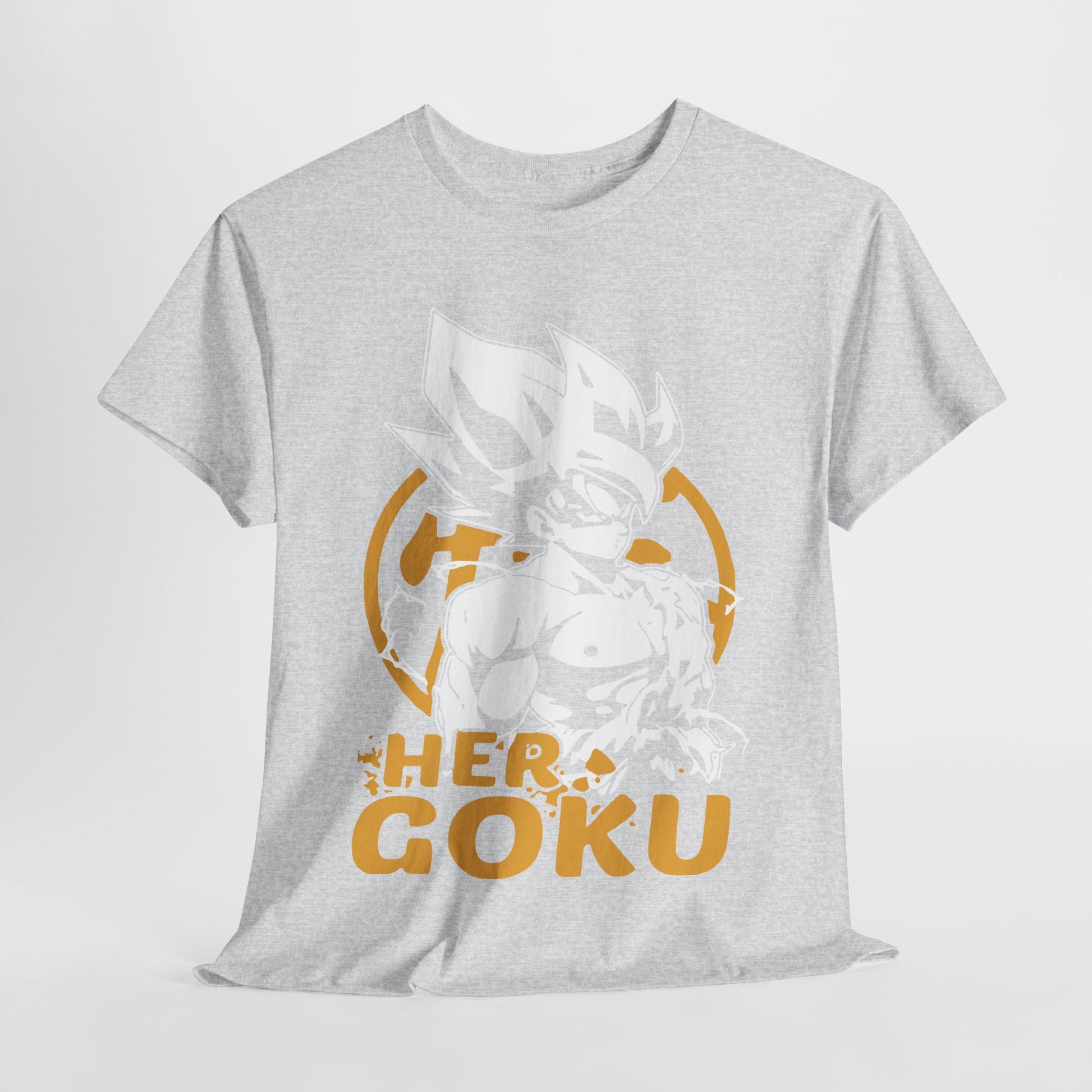 Her Goku Unisex Heavy Cotton Tee - Cool Anime Shirt, Perfect Gift for Fans, Casual Wear, Comfy Everyday Top, Great for Birthdays