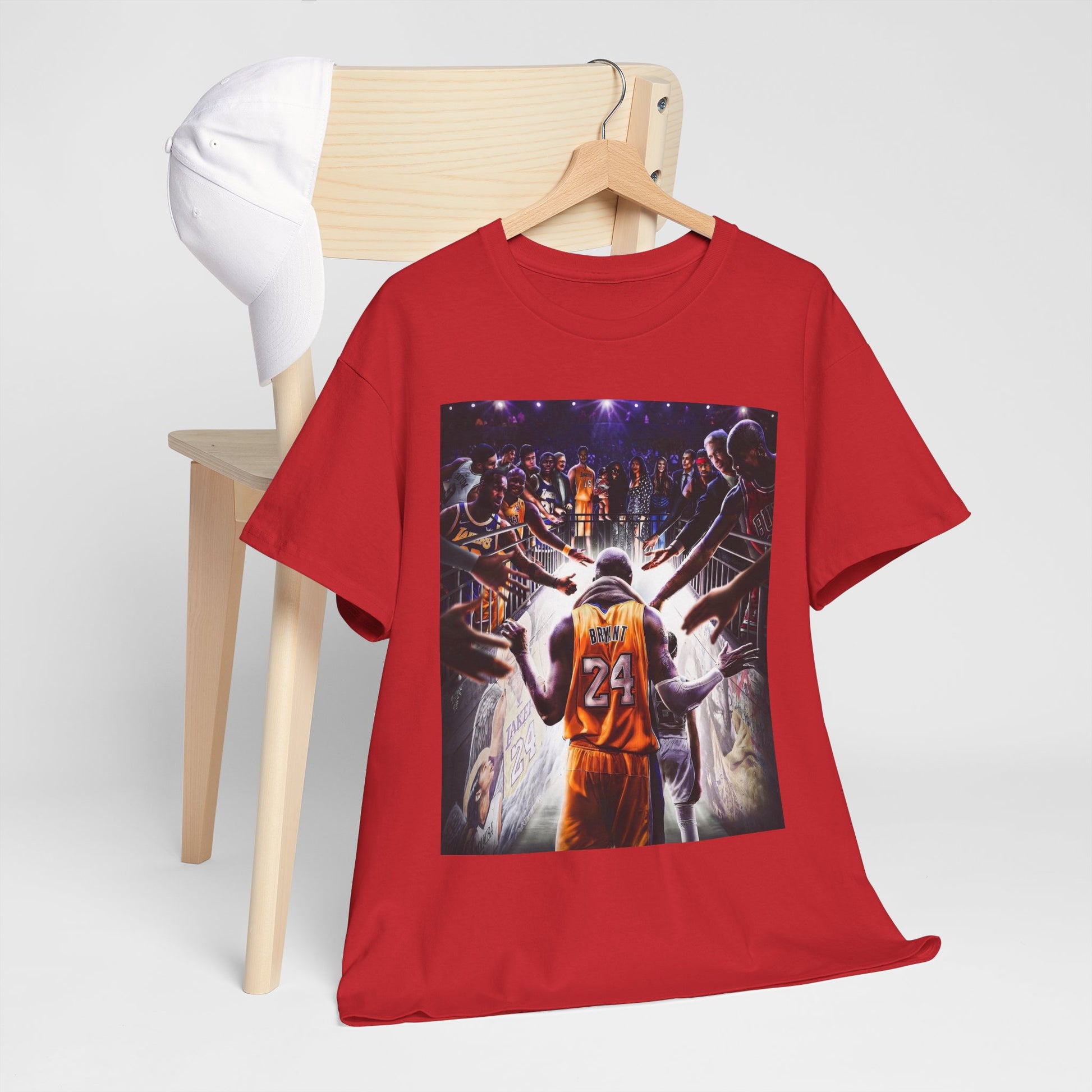 Kobe Unisex Heavy Cotton Tee, Basketball Lover Gift, Retro Sports Tee, Inspirational Quote Shirt, Unisex Graphic T-shirt