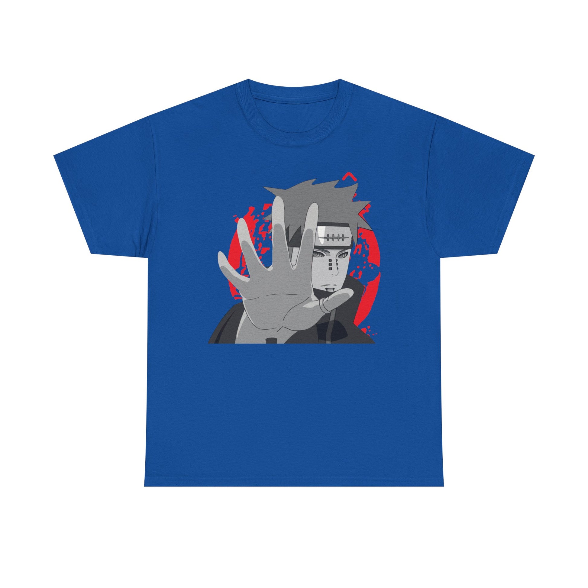 Naruto-Inspired Unisex Heavy Cotton Tee, Casual Anime Shirt, Gift for Fans, Streetwear, Graphic Tee