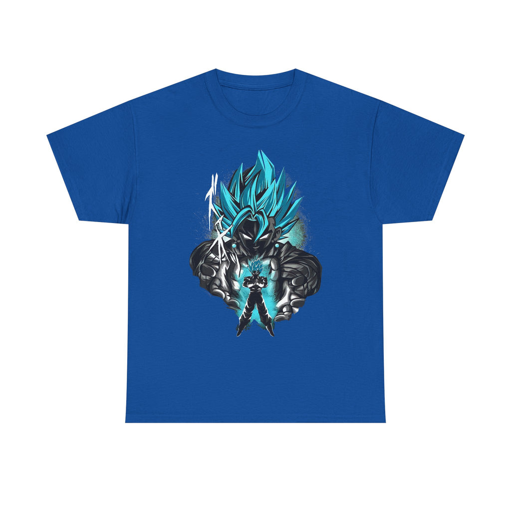 Super Saiyan Inspired Unisex Heavy Cotton Tee, Dragon Ball Z Shirt, Anime Fan Gift, Casual T-Shirt, Graphic Tee, Comic Con Apparel