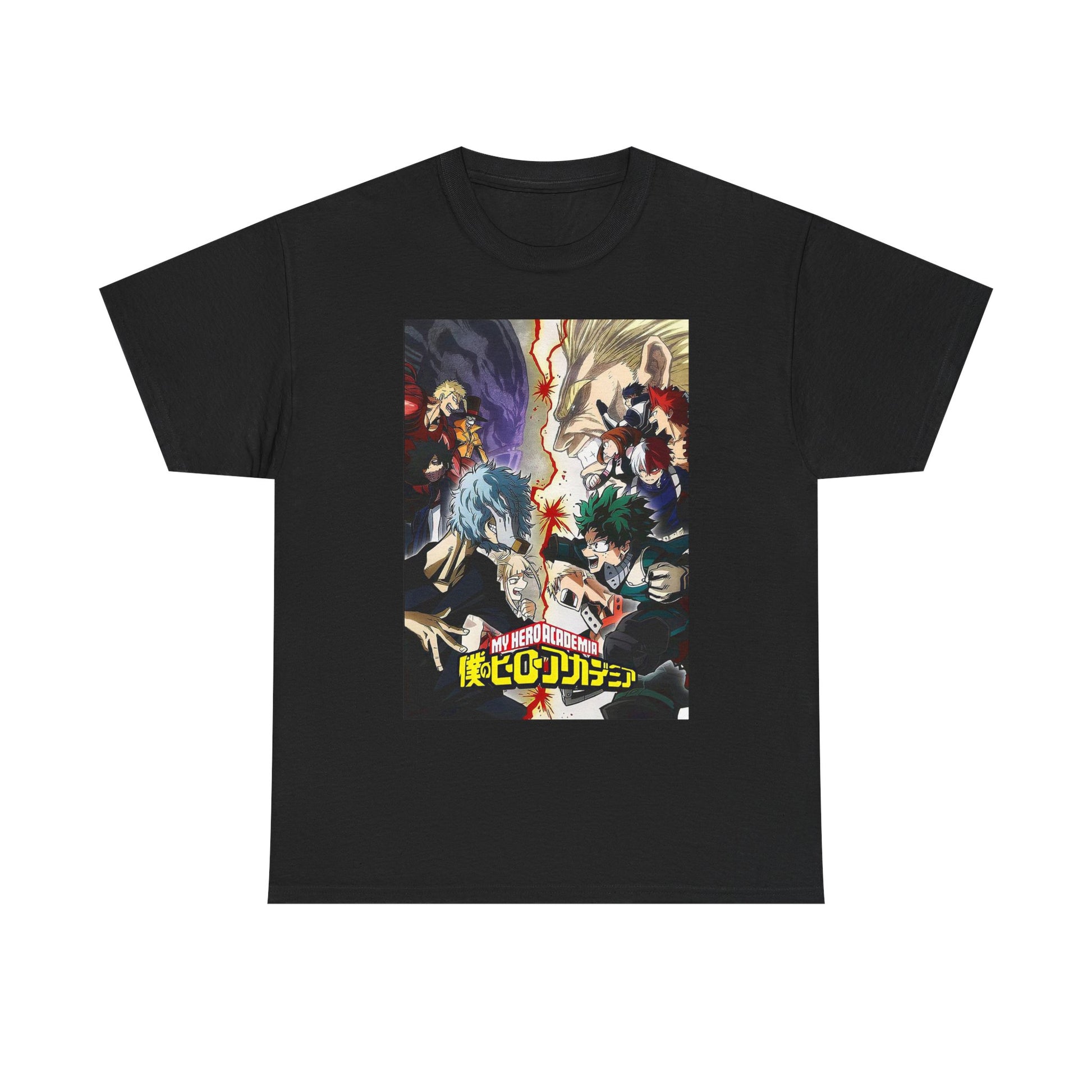 Anime-Inspired Unisex Heavy Cotton Tee | Perfect Gift for Fans, Casual Wear, Street Style, Holiday Gifts, Graphic Tee, Manga Merch