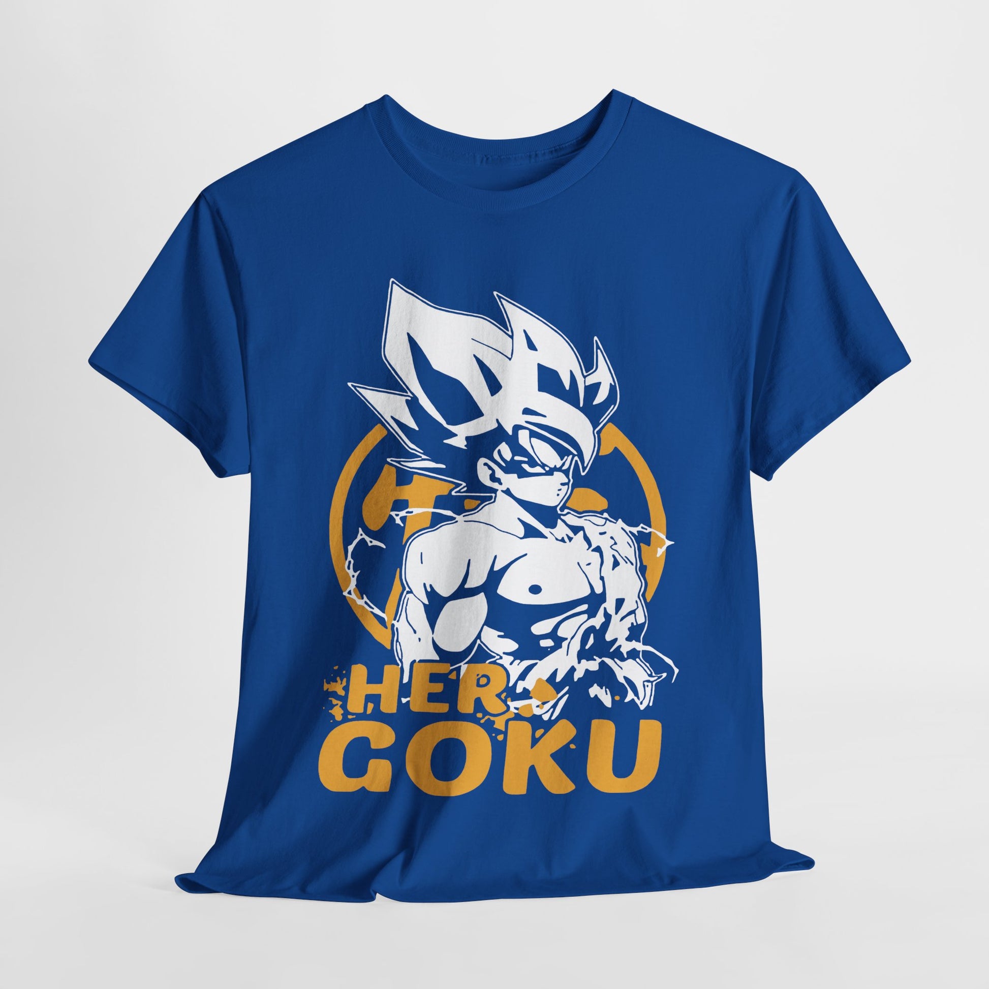 Her Goku Unisex Heavy Cotton Tee - Cool Anime Shirt, Perfect Gift for Fans, Casual Wear, Comfy Everyday Top, Great for Birthdays