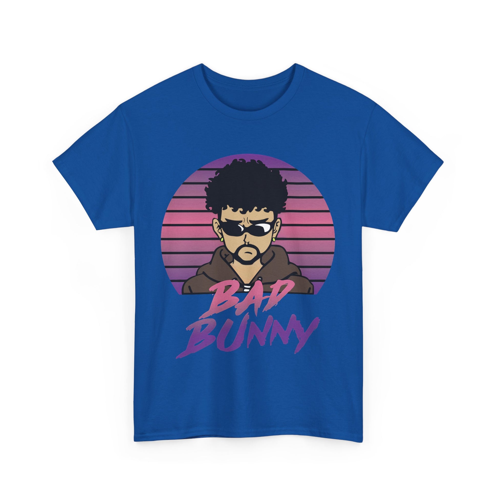 Cool BadBunny Unisex Heavy Cotton Tee, Casual Streetwear, Concert Merch, Gift for Fans, Music Lover Apparel