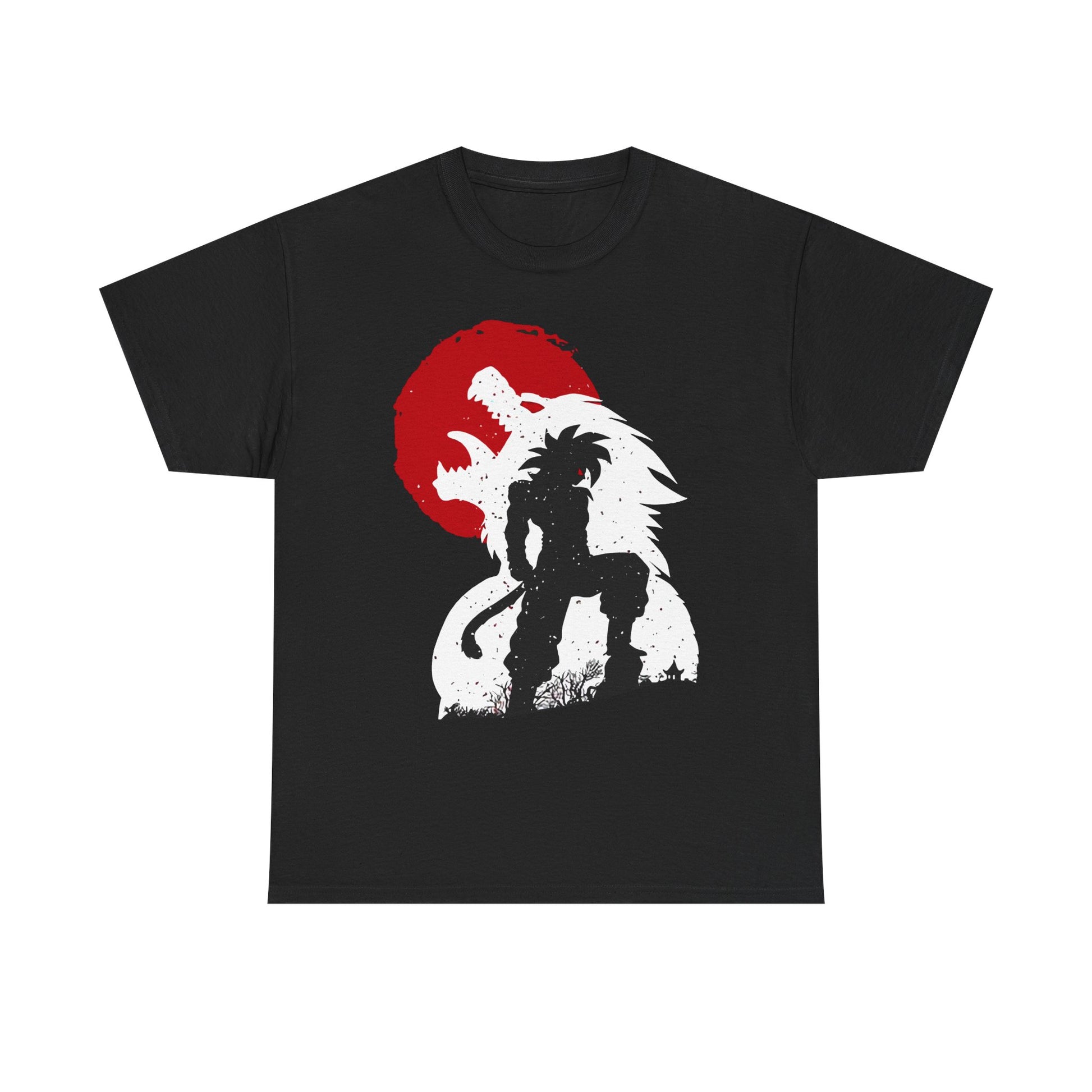 Epic Anime-Style Unisex Heavy Cotton Tee, Graphic Tee, Casual Wear, Gift for Anime Fans, Birthday Present, Streetwear