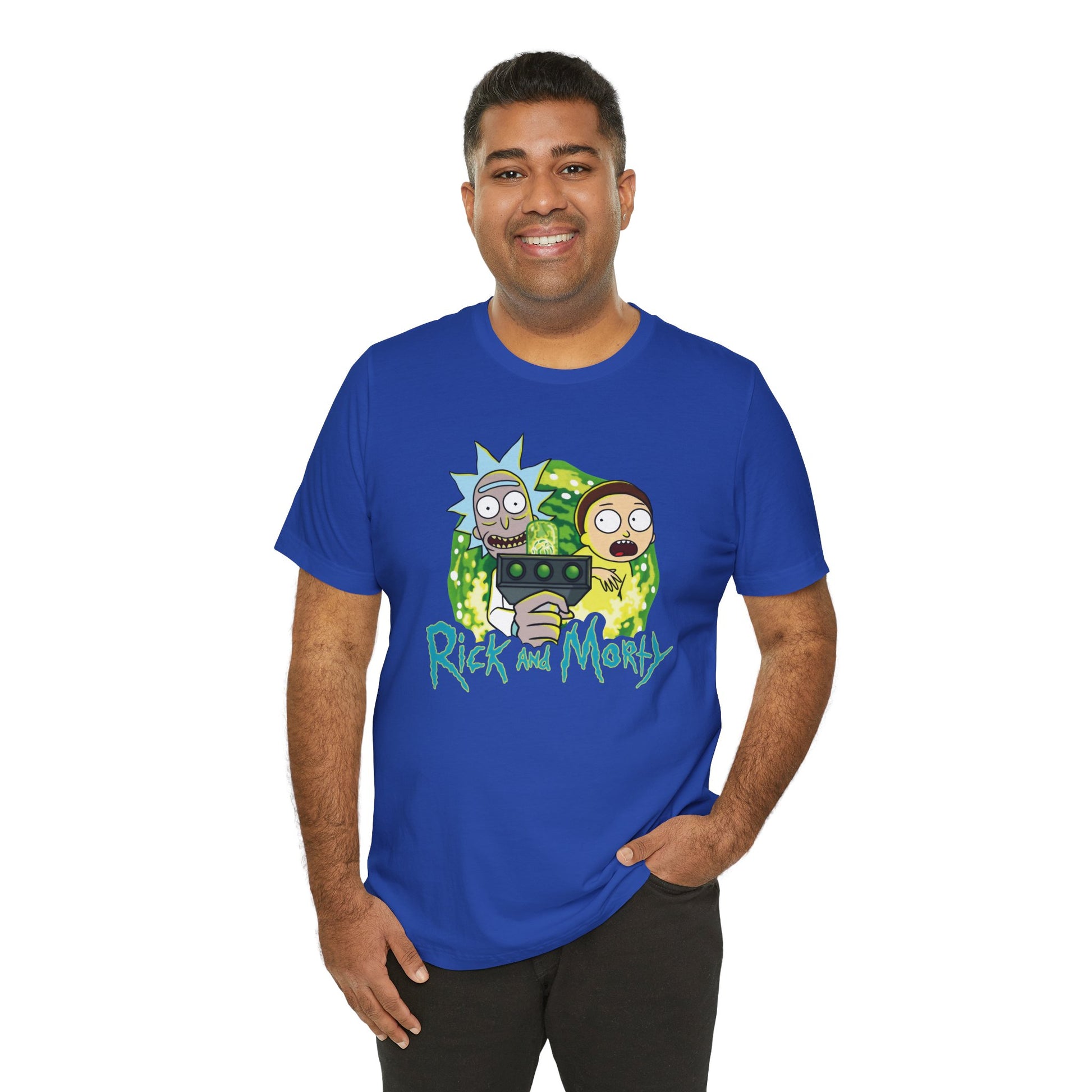 Rick and Morty Inspired Unisex T-Shirt - Fun Graphic Tee, Gift for Fans, Casual Wear, Cartoon Enthusiasts, Unique Gift