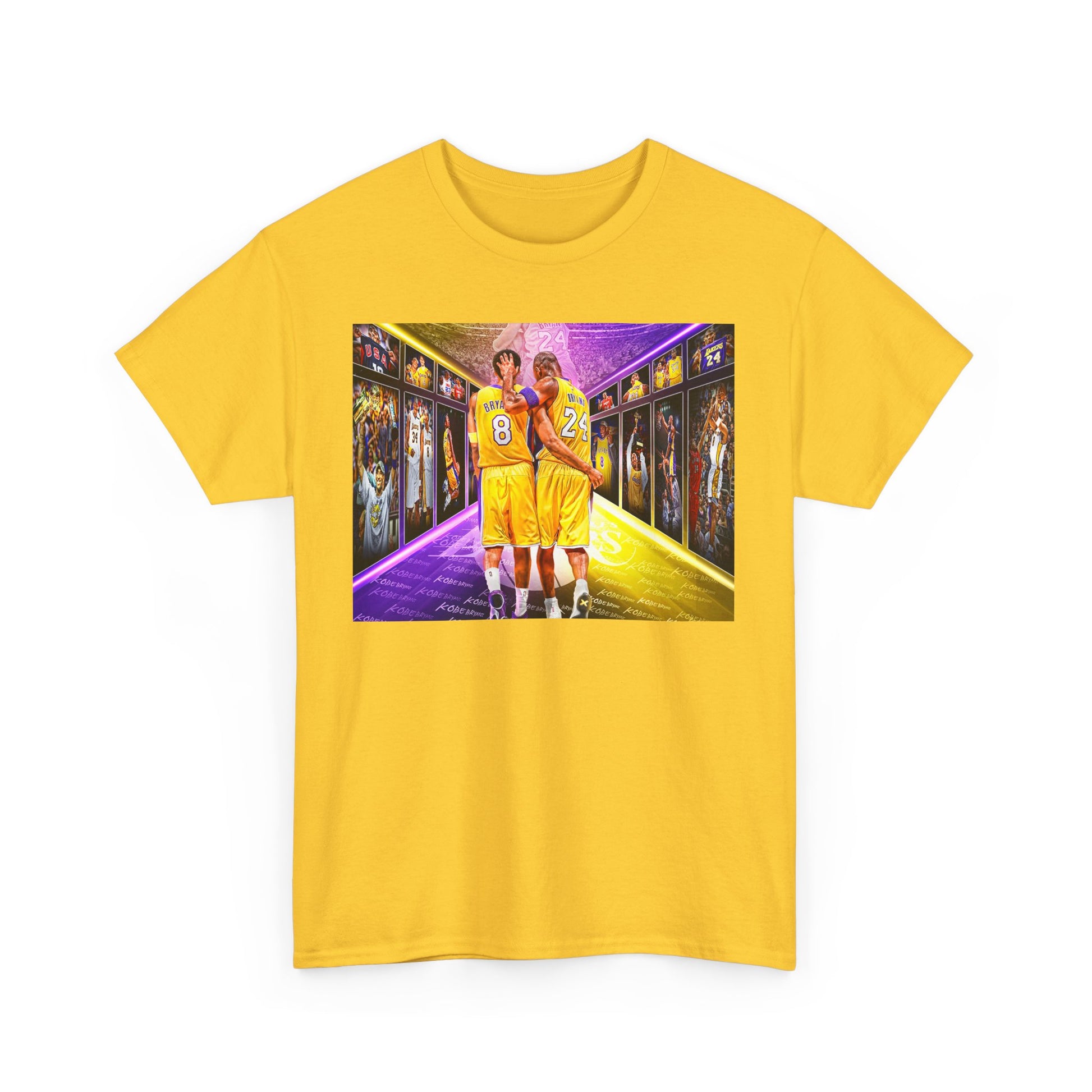 Kobe Bryant Tribute Tee, Unisex Cotton T-Shirt, Basketball Fan Shirt, Sports Apparel, Gift for Sports Lovers, Commemorative Tee