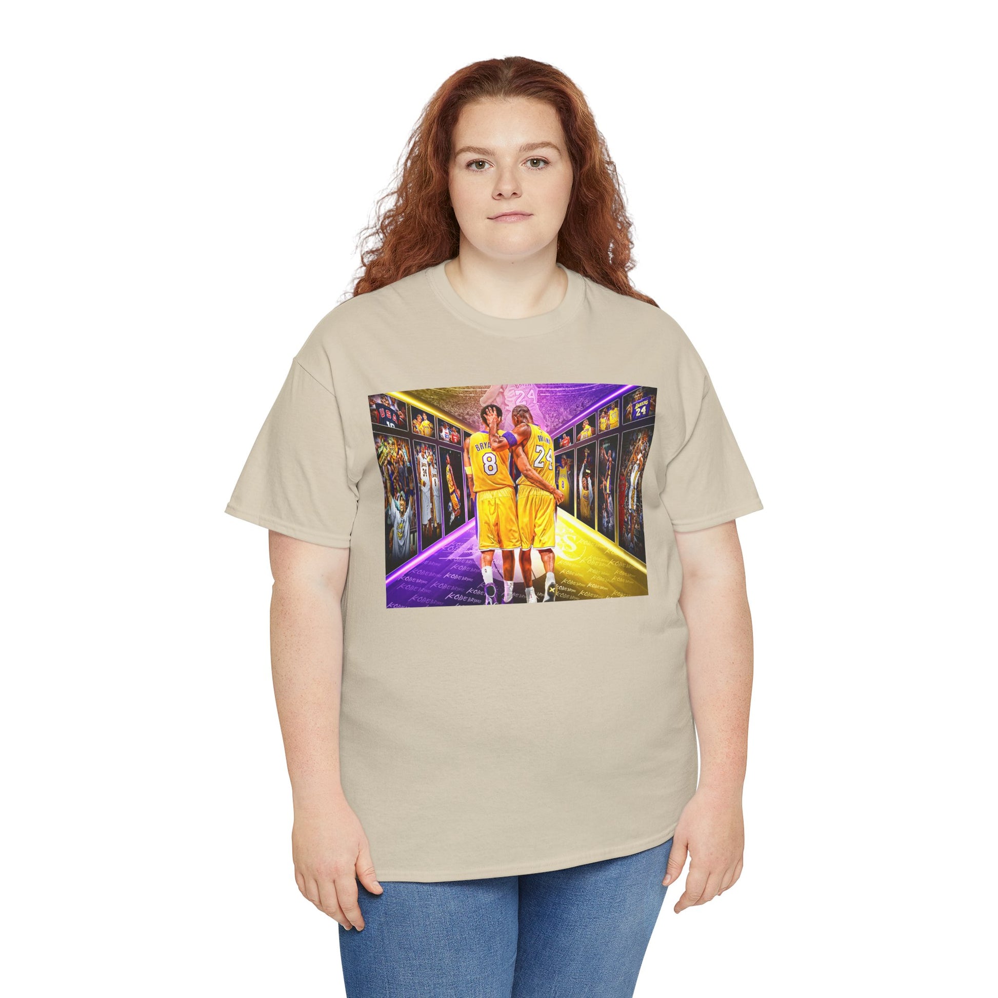 Kobe Bryant Tribute Tee, Unisex Cotton T-Shirt, Basketball Fan Shirt, Sports Apparel, Gift for Sports Lovers, Commemorative Tee