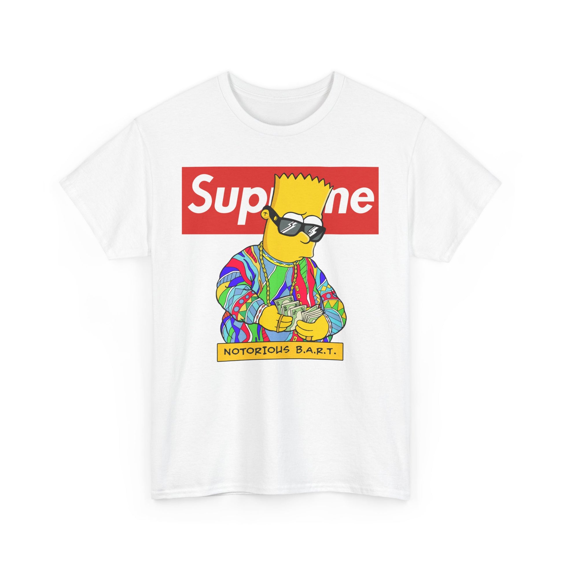 Supreme Bart Graphic Tee, Vintage Style Unisex T-Shirt, Streetwear Apparel, Cool Casual Shirt, Gift for Fans