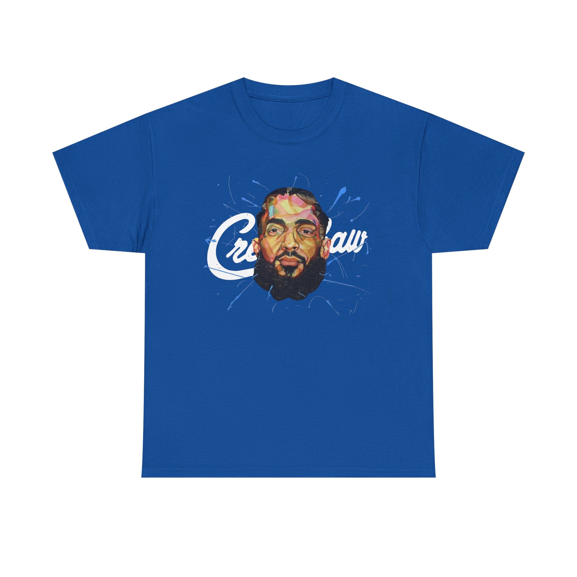 Nipsey Hussle Unisex Heavy Cotton Tee with Artistic Graphic Design, Casual Wear, Streetwear, Music Lover Gift, Everyday Comfort, Unique Fashion Statement