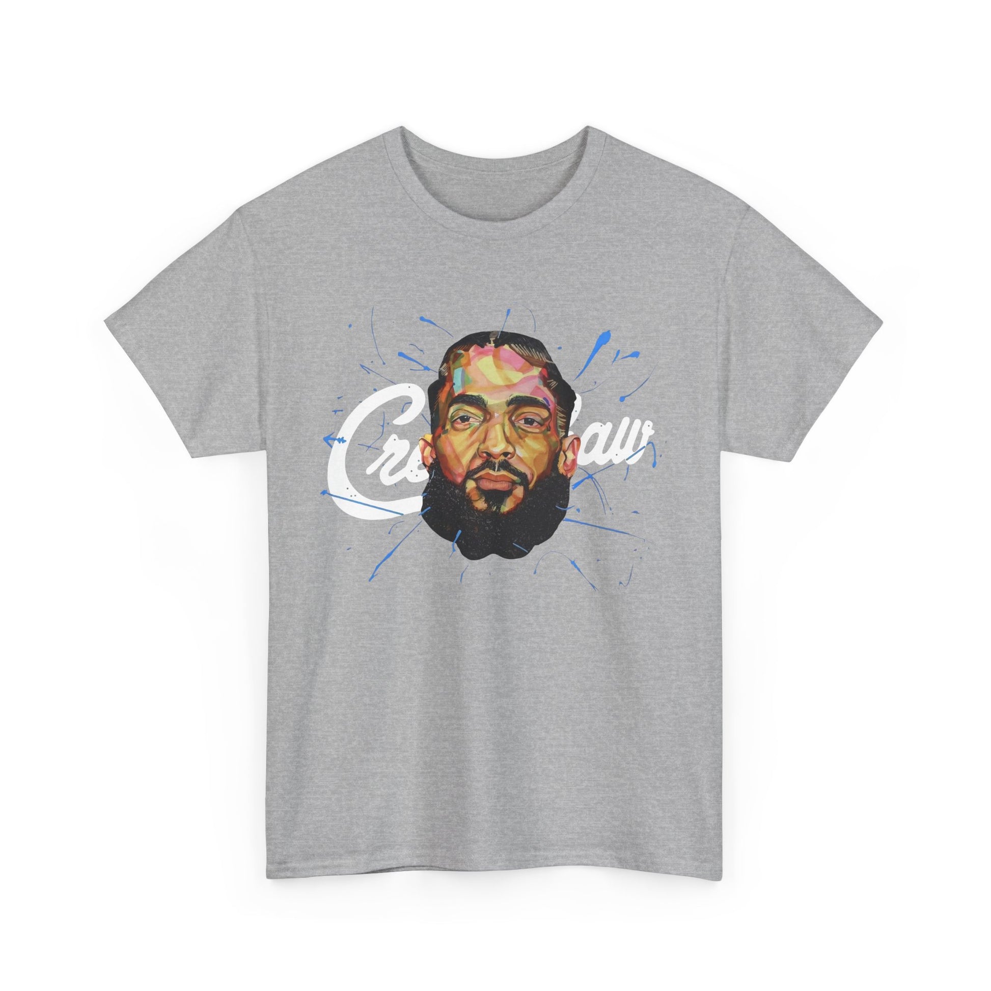 Nipsey Hussle Unisex Heavy Cotton Tee with Artistic Graphic Design, Casual Wear, Streetwear, Music Lover Gift, Everyday Comfort, Unique Fashion Statement