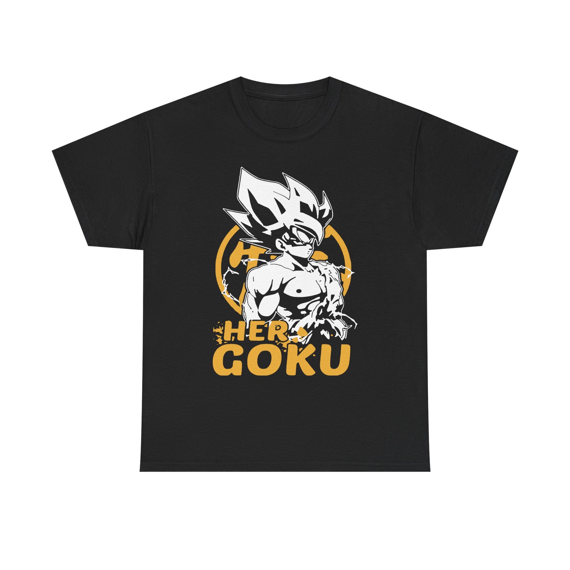 Her Goku Unisex Heavy Cotton Tee - Cool Anime Shirt, Perfect Gift for Fans, Casual Wear, Comfy Everyday Top, Great for Birthdays