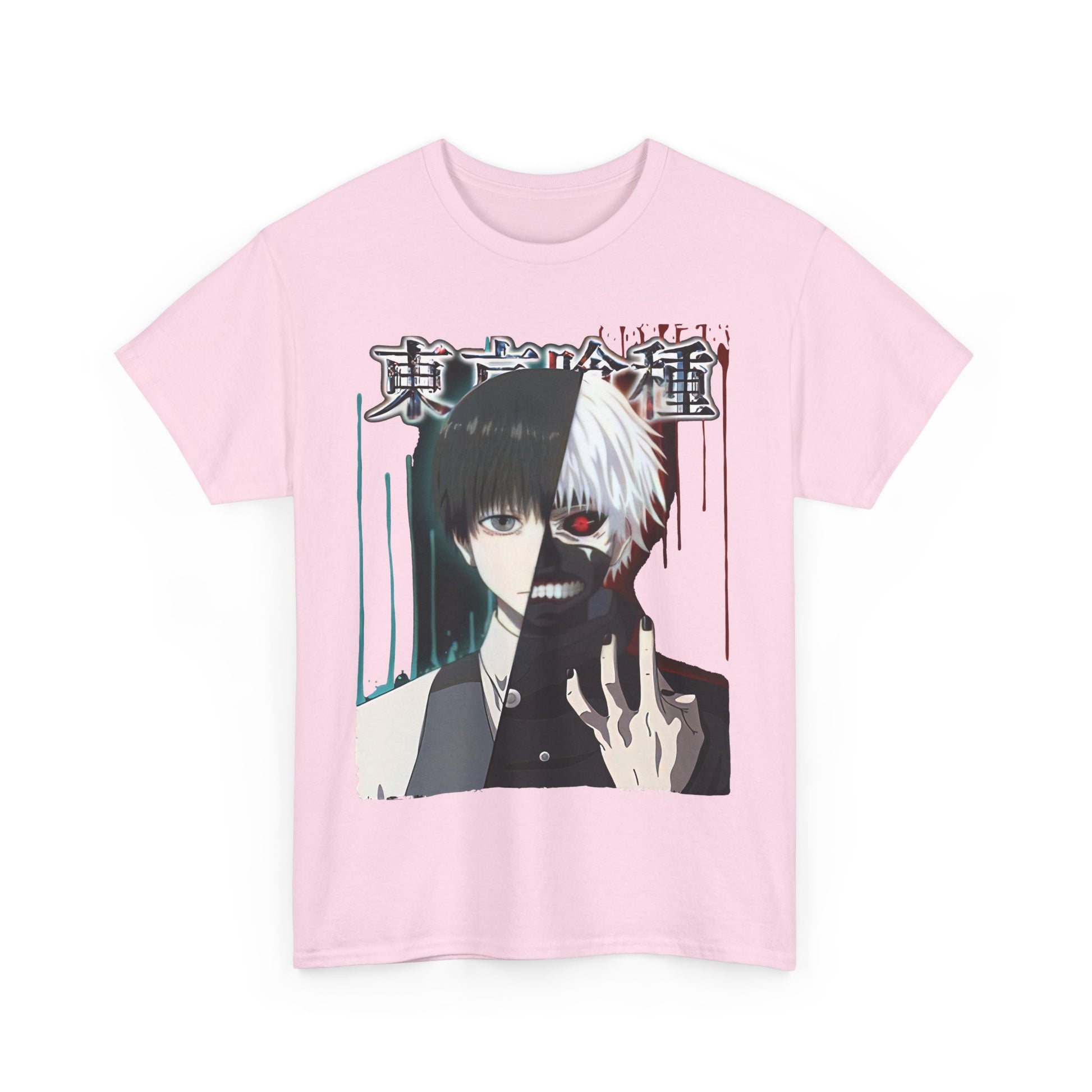 Unisex Anime Graphic Tee, Tokyo Ghoul Inspired Shirt, Manga Fan Gift, Casual Wear, Streetwear Style, Cosplay Apparel